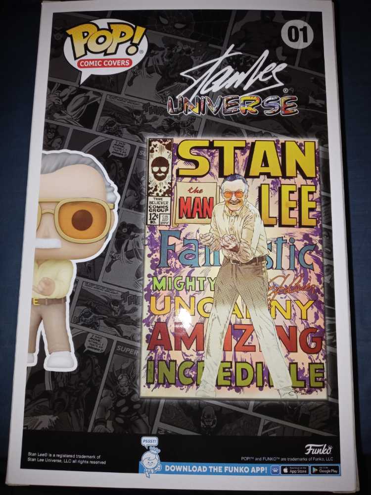 Stan Lee (Stan Lee Universe) 01 - Funko (Comic Covers) (Comic Covers (Stan Lee)) action figure collectible [Barcode 889698676397] - Main Image 2