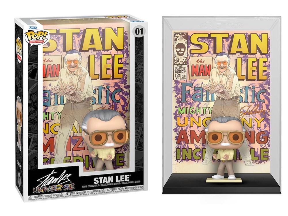 Stan Lee (Stan Lee Universe) 01 - Funko (Comic Covers) (Comic Covers (Stan Lee)) action figure collectible [Barcode 889698676397] - Main Image 4