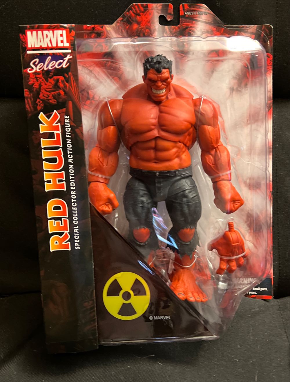 Diamond Select Toys Marvel Select Red Hulk Action Figure - Diamond Select (Marvel Select) action figure collectible [Barcode 699788842652] - Main Image 2