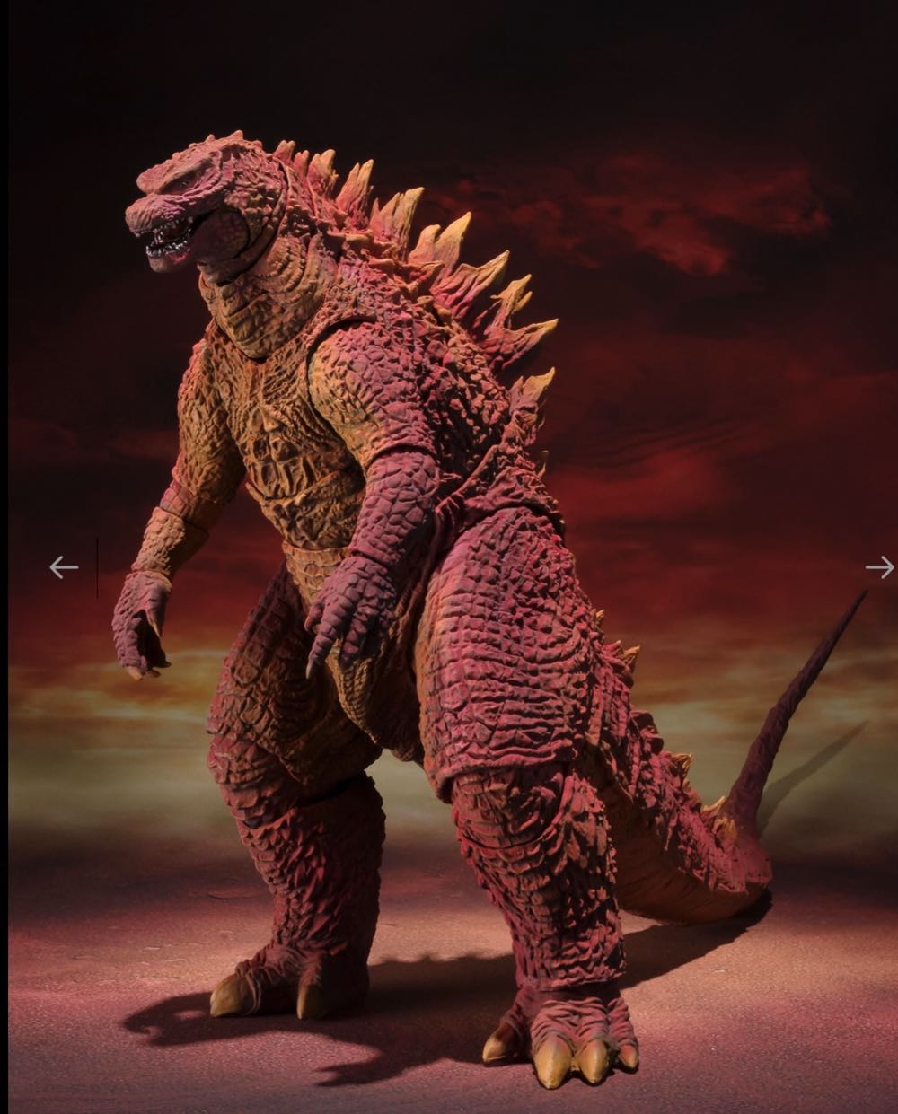 Godzilla (2014) [Poster Ver.] - Tamashi nations (S.H. MonsterArts) action figure collectible [Barcode 4988104095527] - Main Image 3