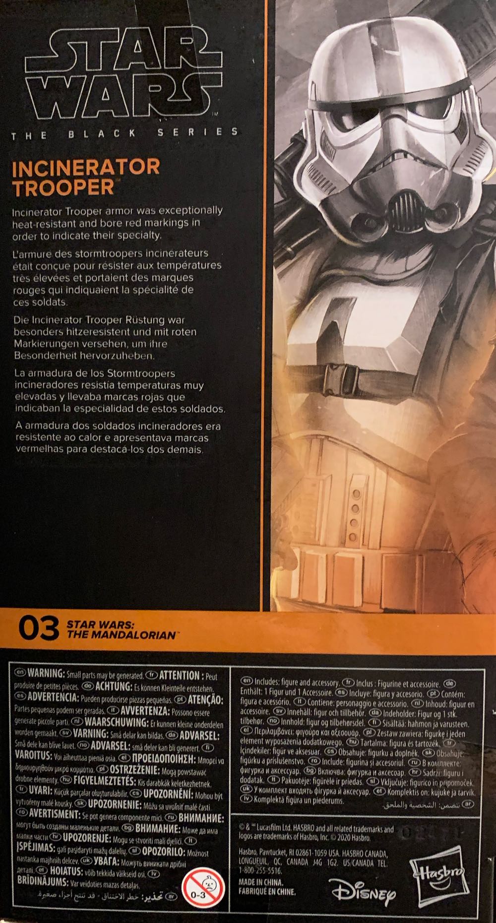 Incinerator Trooper - Hasbro (Star Wars: Black Series: 6”) action figure collectible [Barcode 5010993754694] - Main Image 2