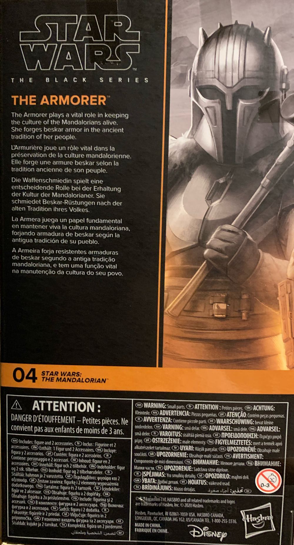 The Armorer - Disney / Hasbro (Star Wars: The Black Series (6”)) action figure collectible [Barcode 5010993754717] - Main Image 2