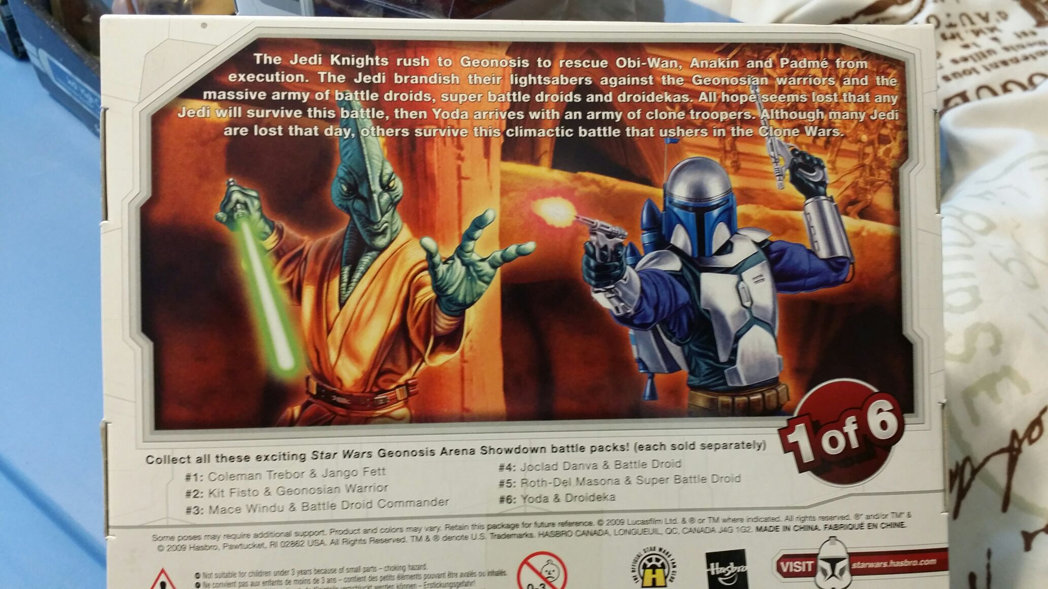 Geonosis Arena Showdown Coleman Trebor & Jango Fett  action figure collectible [Barcode 653569401476] - Main Image 2