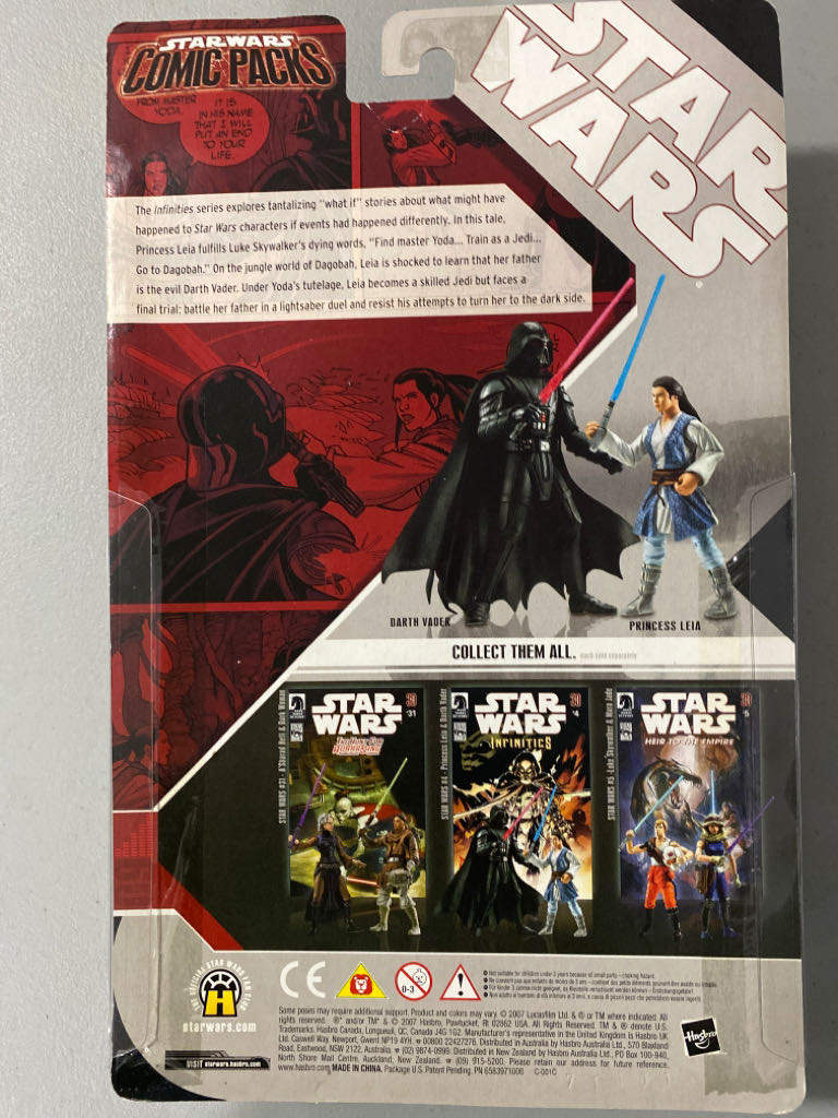 Princess Leia & Darth Vader - Hasbro (Comic Packs) action figure collectible - Main Image 2