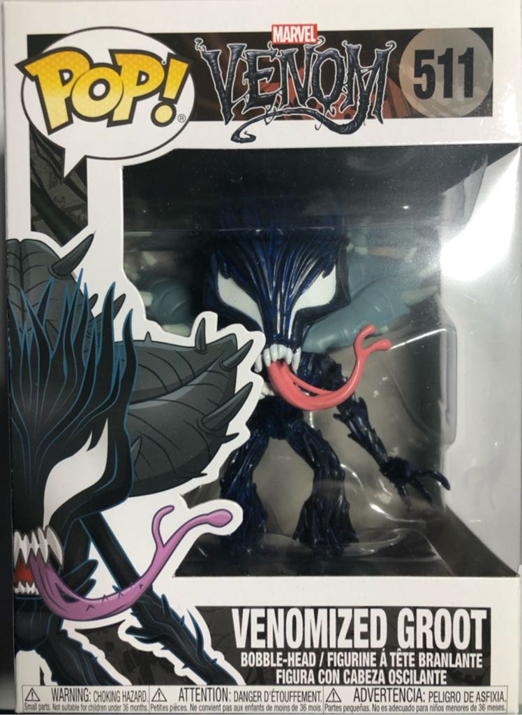 511: Venomized Groot - Funko (Marvel: 2011: 4 IN: Pop!) action figure collectible - Main Image 2