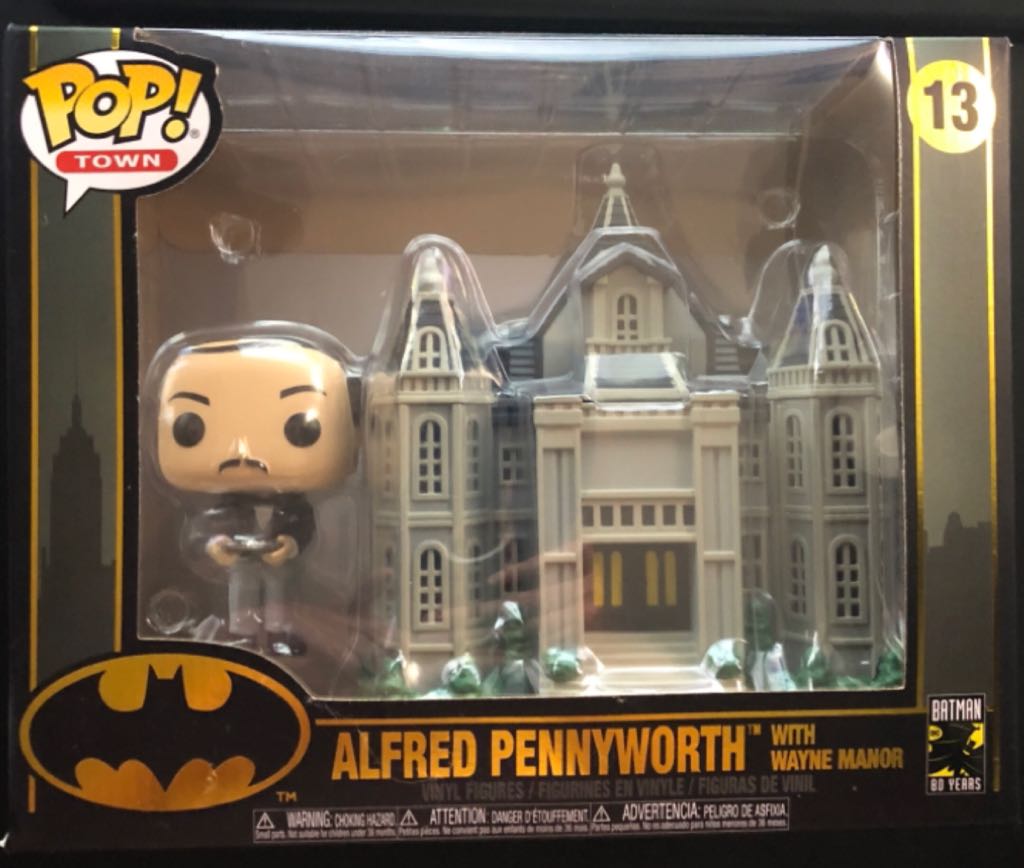 13: Alfred Pennyworth with Wayne Manor - Funko (DC Pop! Heroes) action figure collectible - Main Image 2