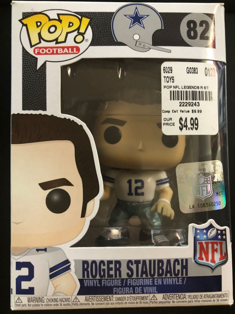 82 Roger Staubach  (Pop Culture Cowboys) action figure collectible - Main Image 2
