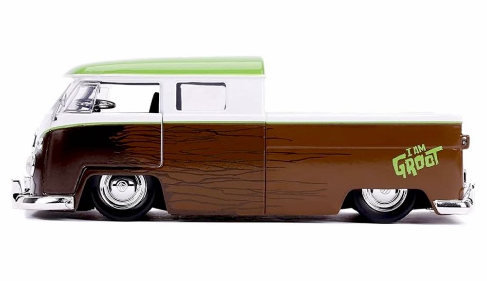 Jada 1:24 MARVEL Guardians Of The Galaxy Groot & 1963 Volkswagen Bus Pickup Die-cast - JADA TOYS, Inc. (Guardians Of The Galaxy) action figure collectible - Main Image 3