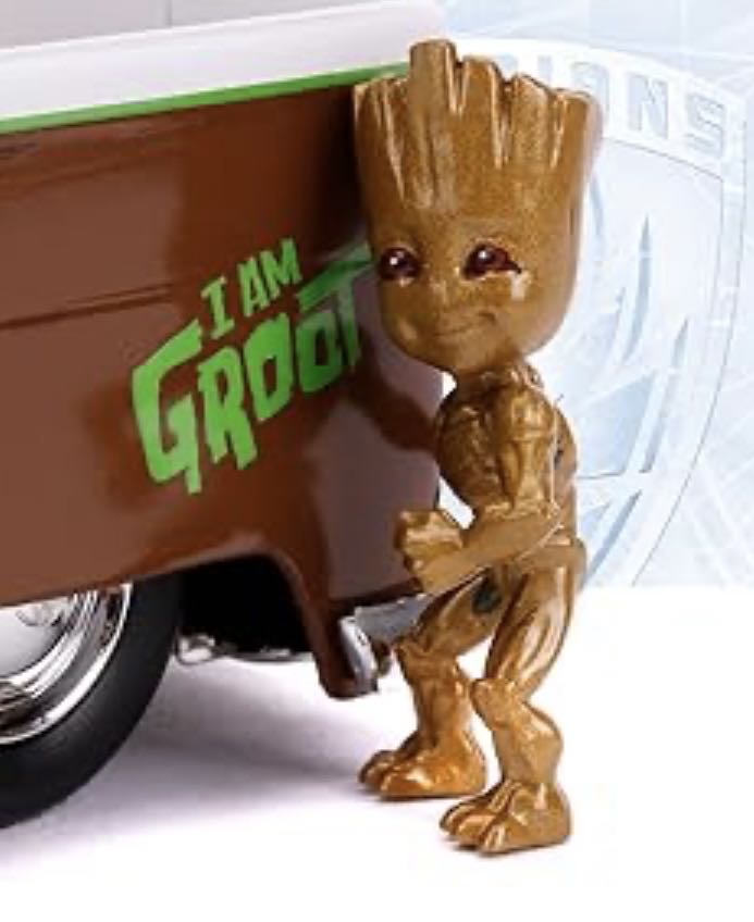 Jada 1:24 MARVEL Guardians Of The Galaxy Groot & 1963 Volkswagen Bus Pickup Die-cast - JADA TOYS, Inc. (Guardians Of The Galaxy) action figure collectible - Main Image 4