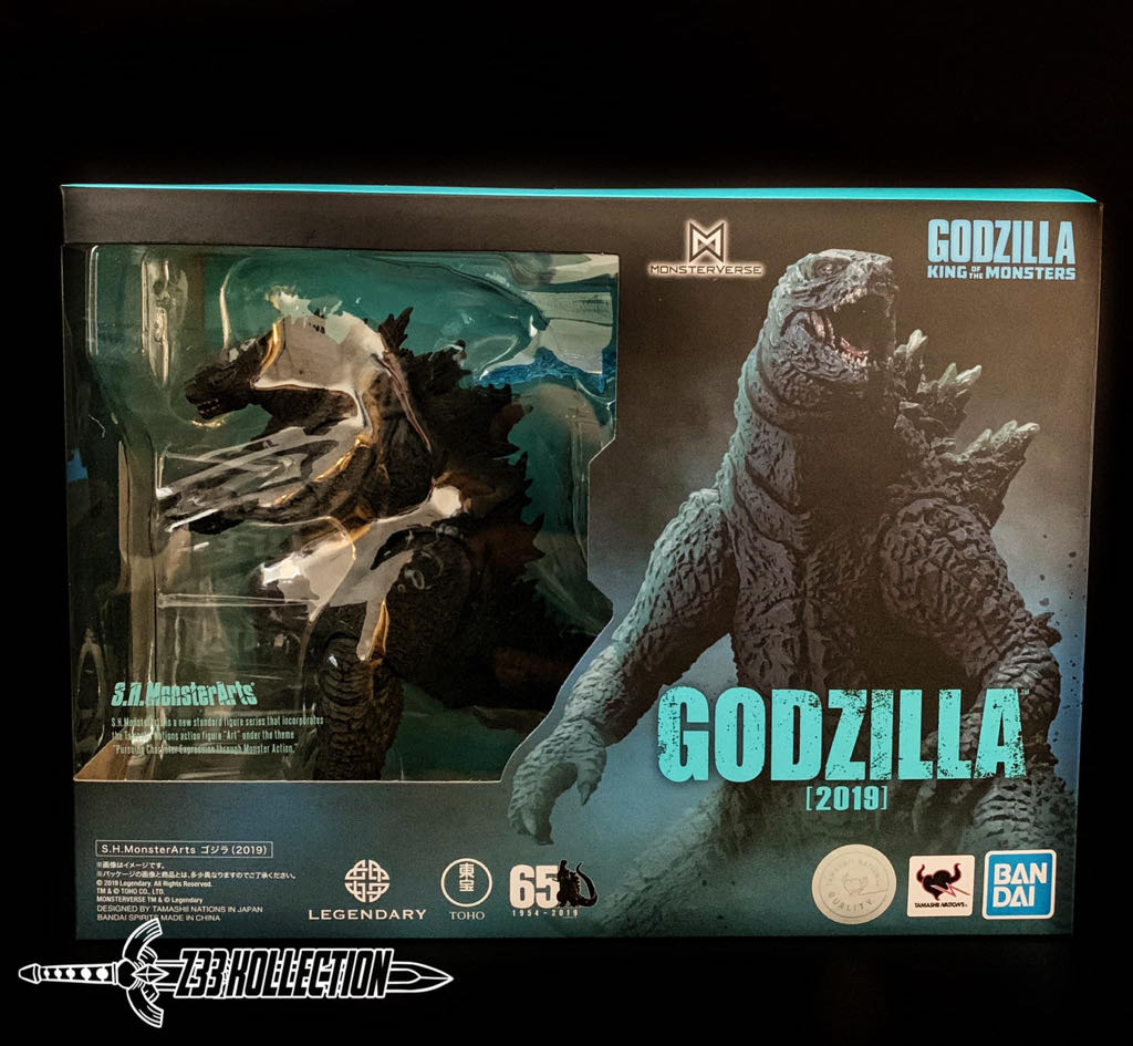 Bandai S.H Monsterarts Godzilla 2019: 01 Godzilla - Bandai Tamashii Nations (Godzilla (2019)) action figure collectible - Main Image 2