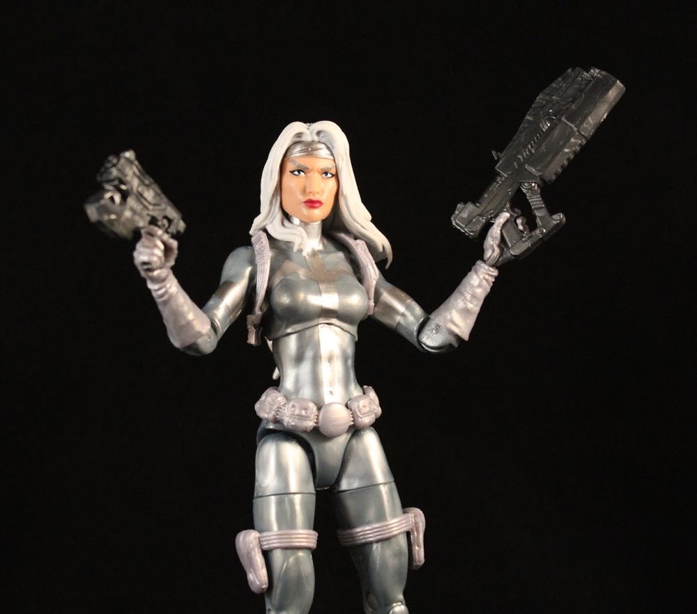 Marvel Legends Series: Silver Sable - Hasbro (Marvel Legends Series Kingpin Baf Wave) action figure collectible - Main Image 3