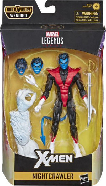 Marvel Legends (2011-????) (48x02) Nightcrawler - Hasbro (Marvel Legends Wendigo Series) action figure collectible - Main Image 4