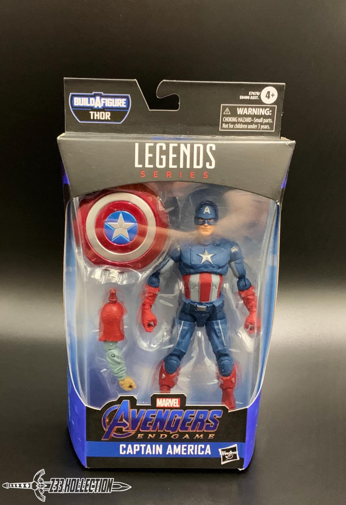 Marvel Legends (2011-????) (49x02) Captain America - Hasbro (Marvel Legends Dude Thor Series) action figure collectible - Main Image 2