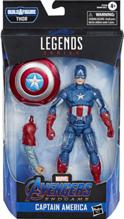 Marvel Legends (2011-????) (49x02) Captain America - Hasbro (Marvel Legends Dude Thor Series) action figure collectible - Main Image 4