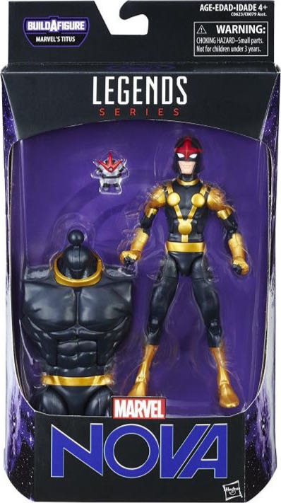 Nova - Hasbro (Marvel Legends Titus Series) action figure collectible - Main Image 4
