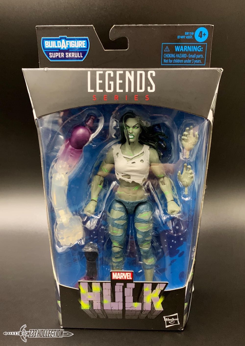 Marvel Legends (2011-????) (50x01) She-Hulk - Hasbro (Marvel Legends Super Skrull Series) action figure collectible - Main Image 3