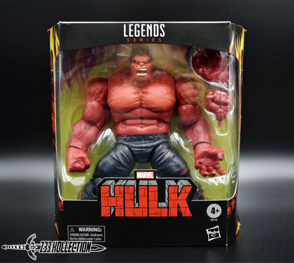 Marvel Legends (2011-????) (D1x08) Red Hulk - Hasbro (Marvel Legends Deluxe Series) action figure collectible - Main Image 2
