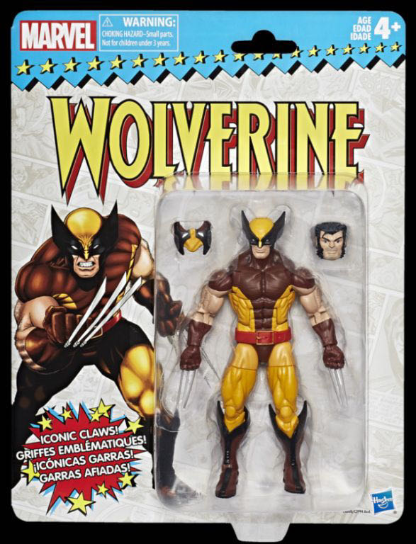 Marvel Legends (2011-????) (Retro01x03) Wolverine - Hasbro (Marvel Legends Retro) action figure collectible - Main Image 1