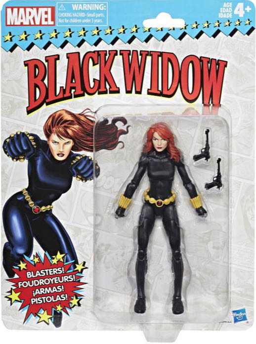 Marvel Legends (2011-????) (Retro01x05) Black Widow - Hasbro (Marvel Legends Retro) action figure collectible - Main Image 4
