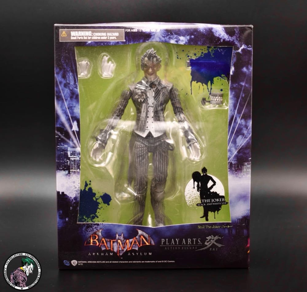 Play Arts Kai (BAAx02B) SDCC 2012 Joker - Play Arts Kai (Batman Arkham Asylum) action figure collectible - Main Image 3