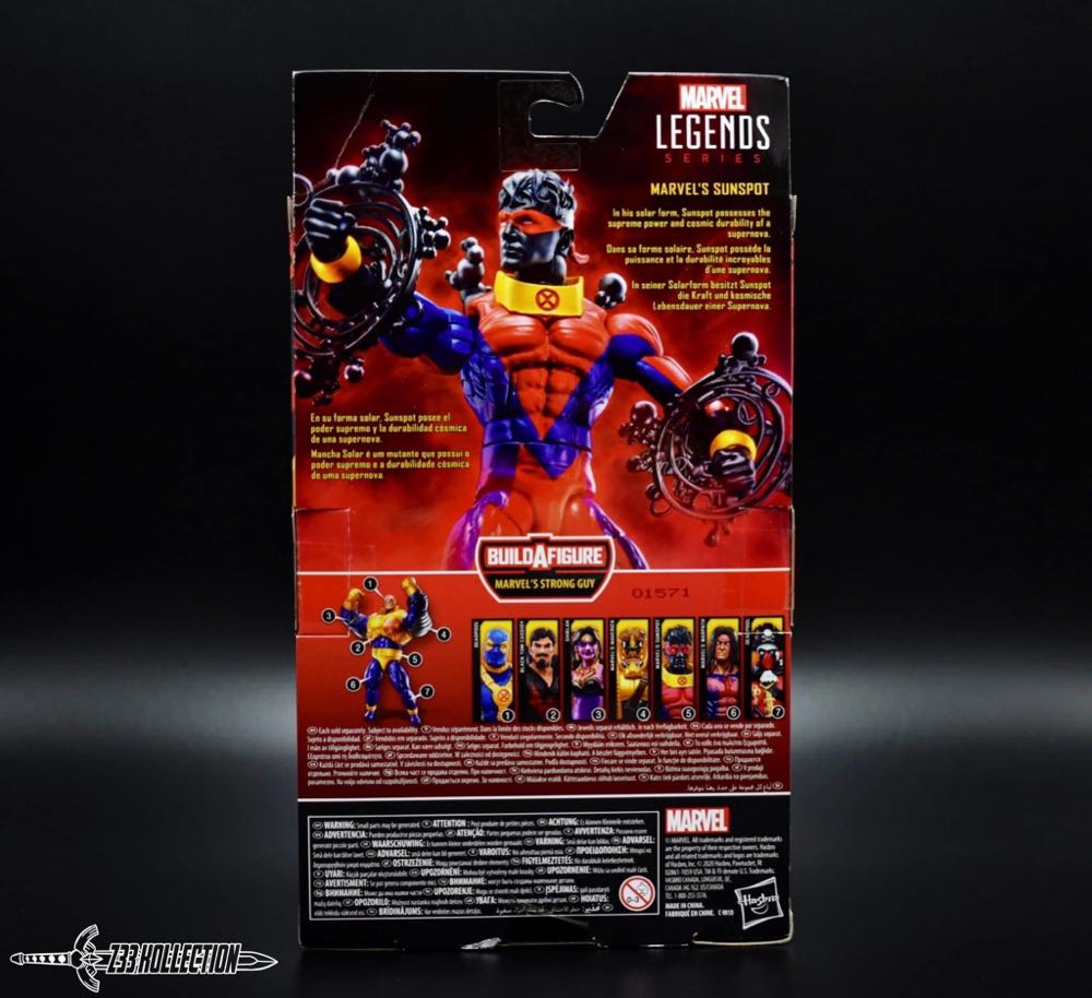 Marvel Legends (2011-????) (55x03) Sunspot - Hasbro (Marvel Legends Strong Guy Series) action figure collectible - Main Image 3