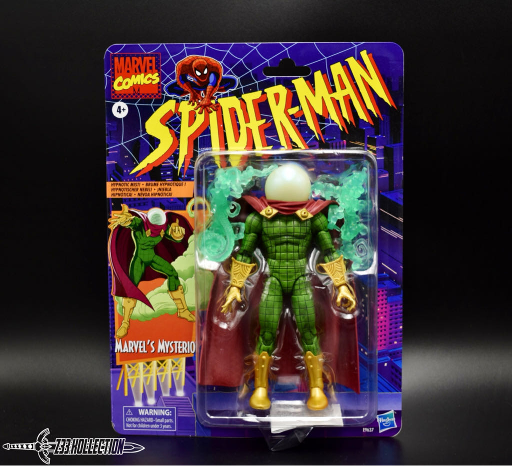 Marvel Legends (2011-????) (Retro08x02) Mysterio - Hasbro (Marvel Legends Retro Spider-Man) action figure collectible - Main Image 2