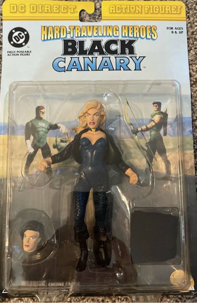 DC Direct (2000) (005x02) Black Canary - DC Direct (Hard Traveling Heroes) action figure collectible - Main Image 2