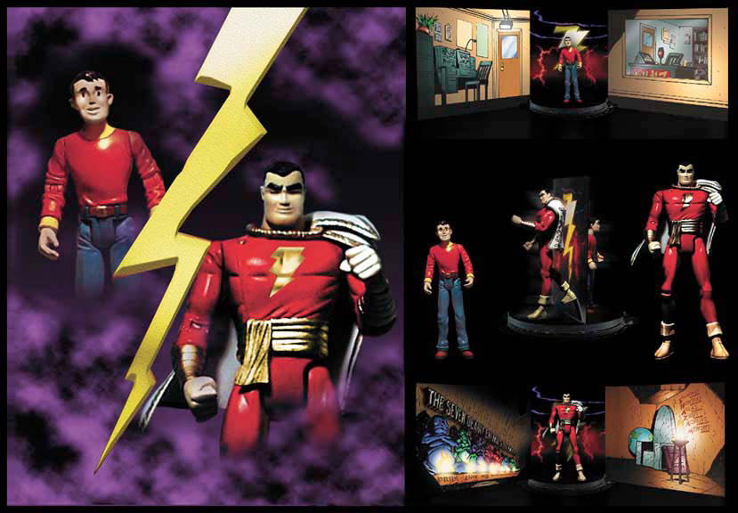 DC Direct (2000) (010x01,2) Shazam! And Billy Battson - DC Direct (DC Direct Deluxe Set) action figure collectible - Main Image 2