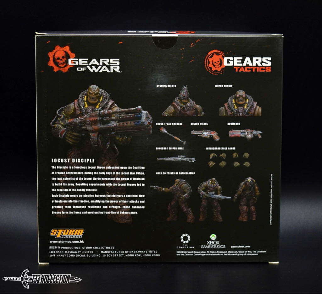 Storm Collectibles: Gears Of War 06: Locust Disciple - Storm Collectibles (Gears Of War Tactics) action figure collectible - Main Image 2