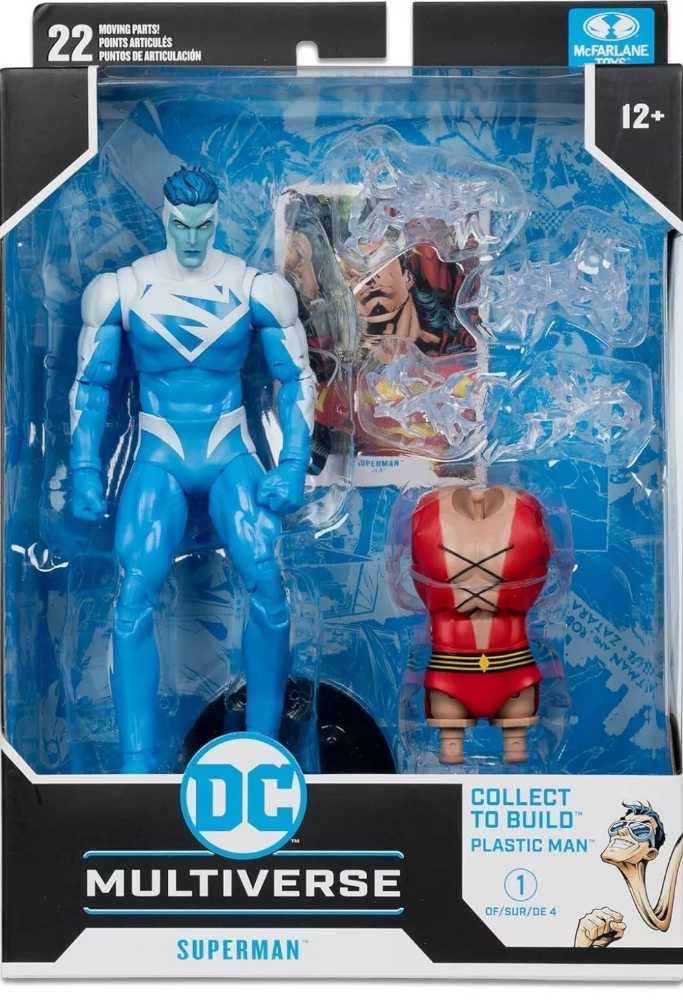 Superman Blue - Plastic Man BAF - McFarlane Toys (DC Multiverse) action figure collectible - Main Image 3