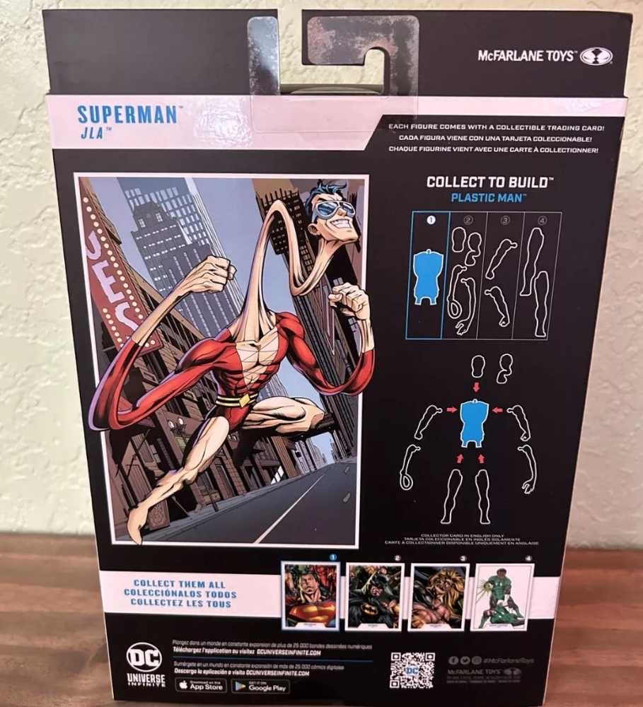 Superman Blue - Plastic Man BAF - McFarlane Toys (DC Multiverse) action figure collectible - Main Image 4