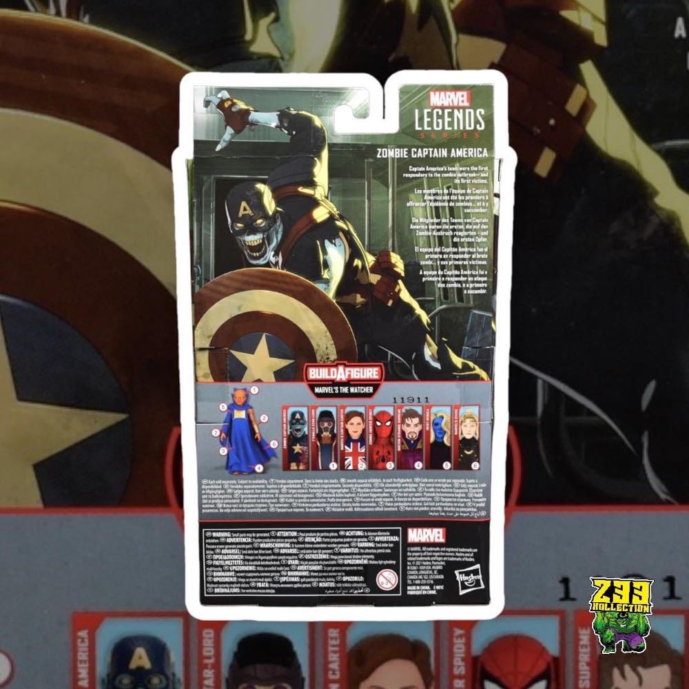 Marvel Legends (2011-????) (65x06) Zobie Captain America - Hasbro (Marvel Legends The Watcher Series) action figure collectible - Main Image 3