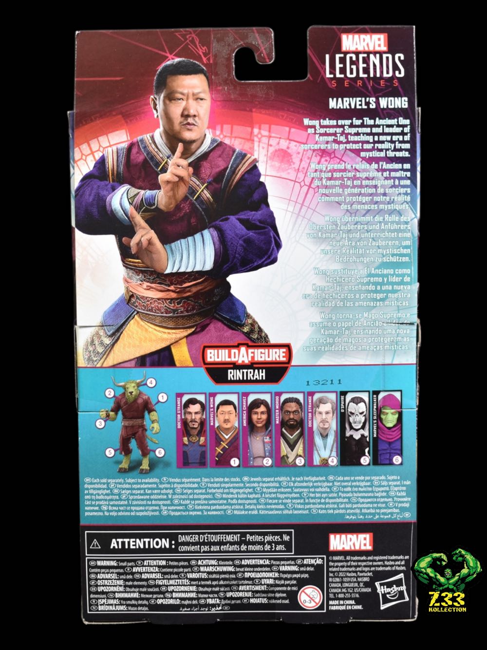 Marvel Legends: Wong - Hasbro (Marvel Legends Rintrah Series) action figure collectible - Main Image 4