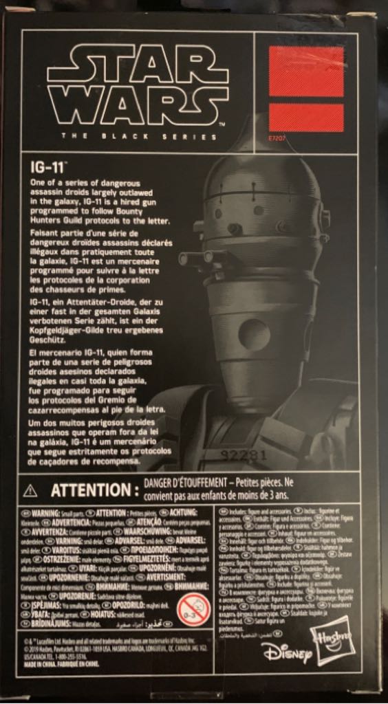 Star Wars Black Series IG-11 - Hasbro (Star Wars Black Series) action figure collectible - Main Image 2