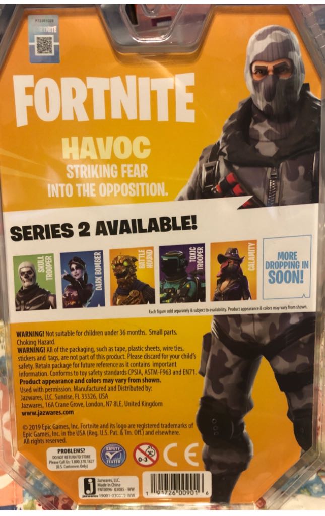 Fortnite: Havoc - Jazwares / Epic Games (Fortnite 4” Figure Collection) action figure collectible - Main Image 2