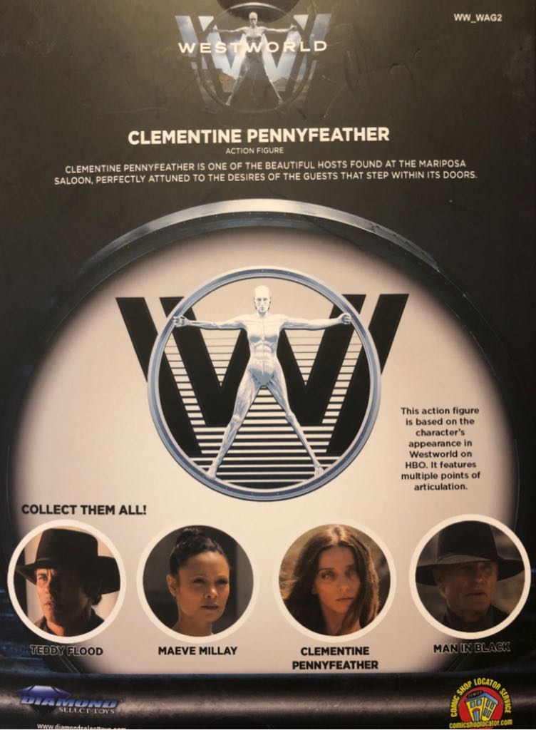 Clementine Pennyfeather - Diamond Select (WestWorld) action figure collectible - Main Image 2