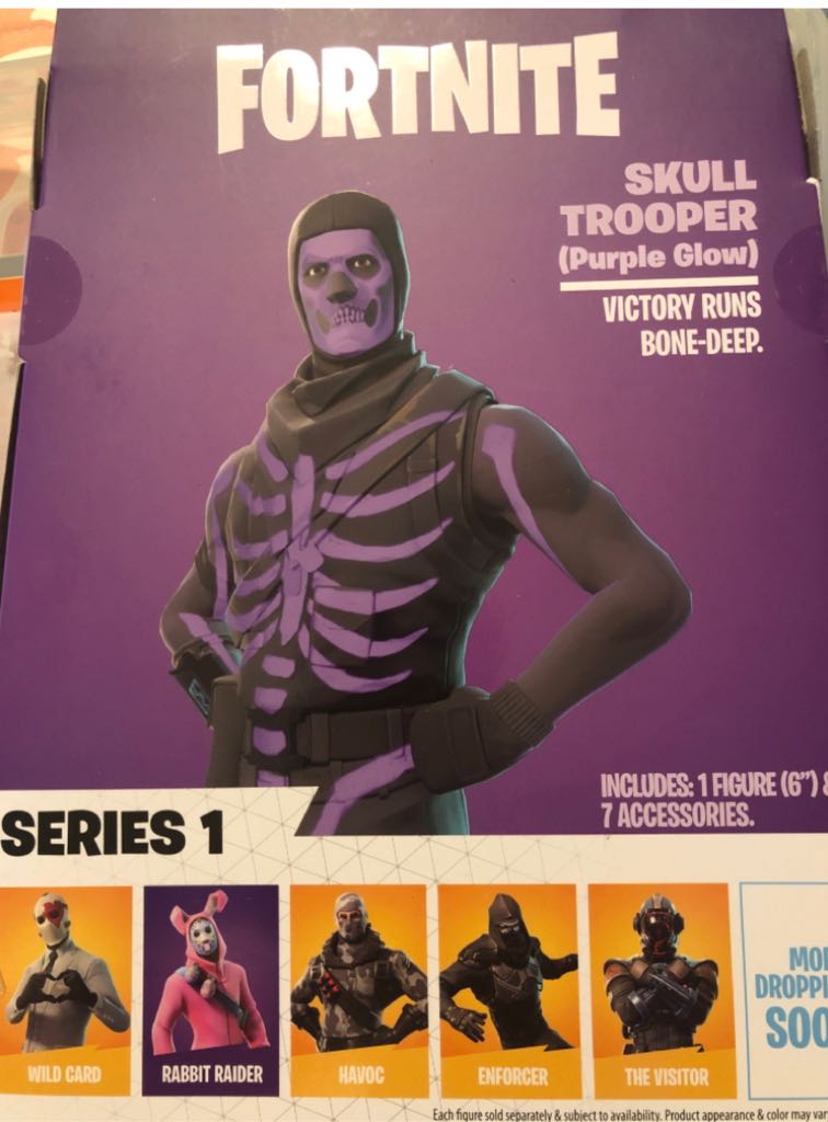 Skull Trooper (Purple Glow) - Mcfarlene Toys (Fortnite) action figure collectible - Main Image 2