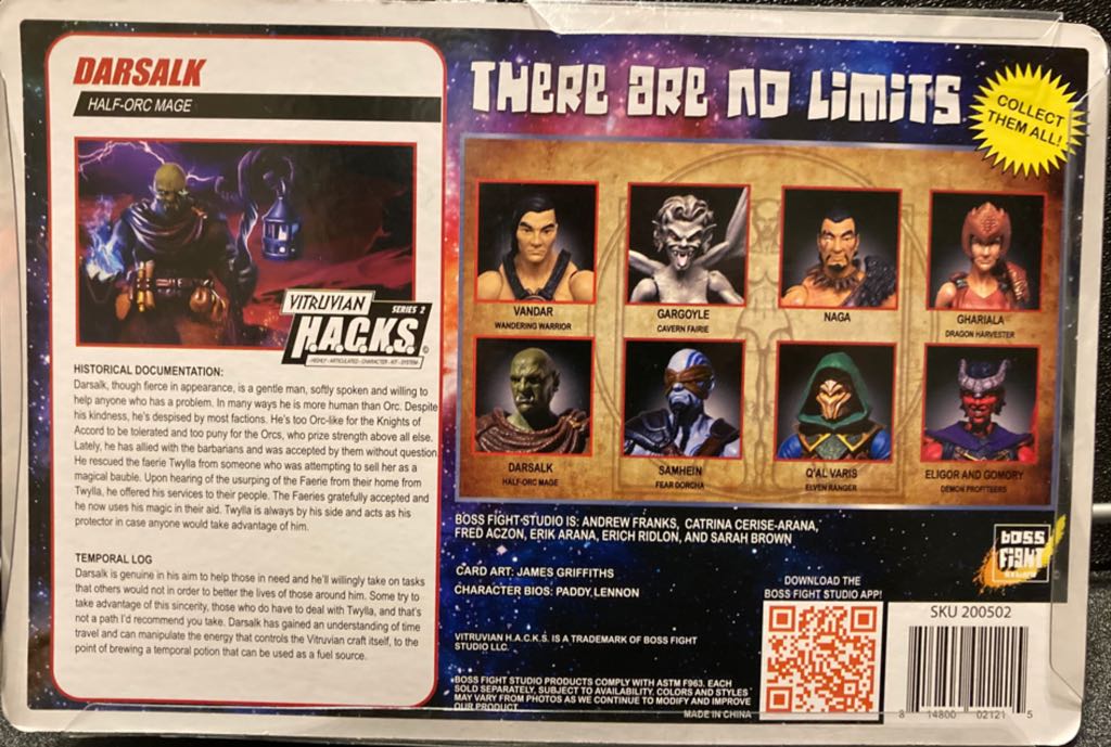 Darsalk - Boss Fight Studio (Vitruvian H.A.C.K.S.) action figure collectible - Main Image 2