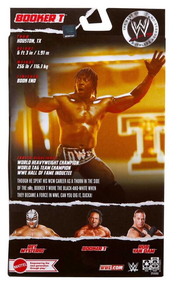 Booker T Elite Ruthless Aggression - Mattel (WWE Elite Collection: The Best of Ruthless Aggression) action figure collectible [Barcode 194735075430] - Main Image 2