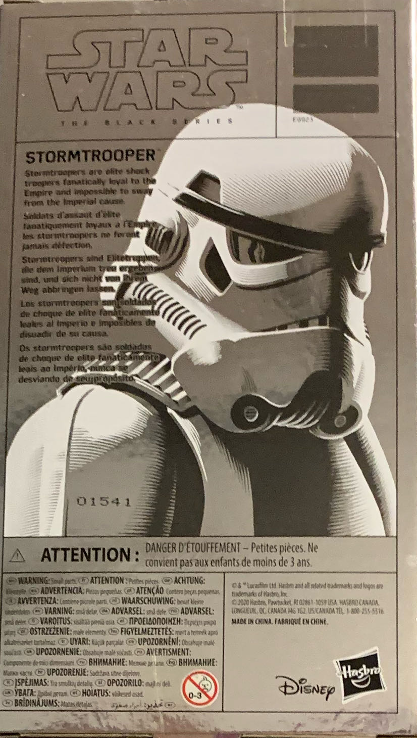 Carbonized Stormtrooper - Disney / Hasbro (Star Wars: The Empire Strikes Back 40th Anniversary) action figure collectible [Barcode 5010993734474] - Main Image 2