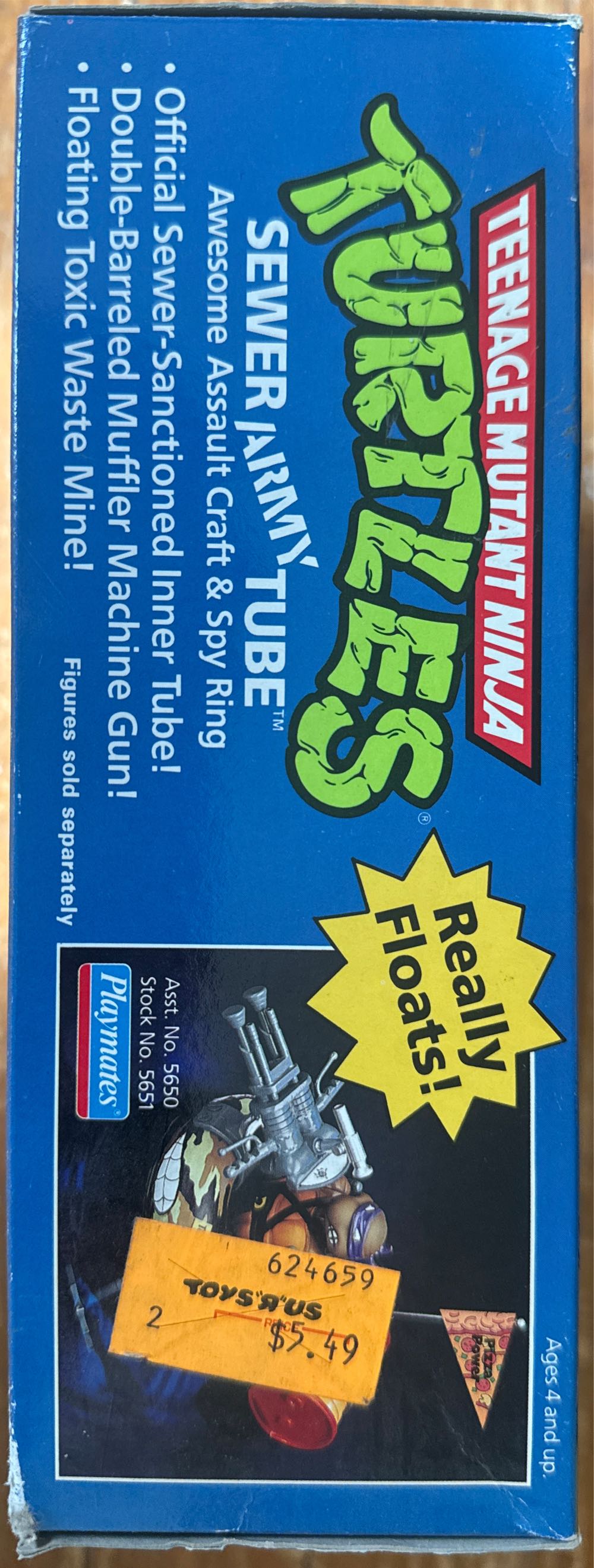 Teenage Mutant Ninja Turtles Sewer Army Tube - Playmates (Teenage Mutant Ninja Turtles (1989)) action figure collectible [Barcode 043377056515] - Main Image 3