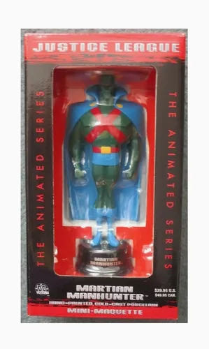 Justice League Animated: Martian Manhunter Mini Maquette - DC Direct (Justice League Animated Maquette) action figure collectible [Barcode 761941238586] - Main Image 2