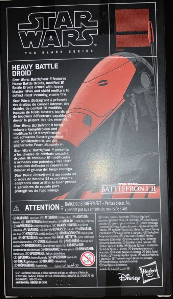 Battle Droid [Heavy] - Hasbro (Star Wars: The Black Series) action figure collectible - Main Image 2