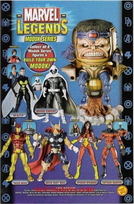 M.O.D.O.K BAF - Toybiz (Marvel Legends) (Toybiz BAF MODOK) action figure collectible - Main Image 2