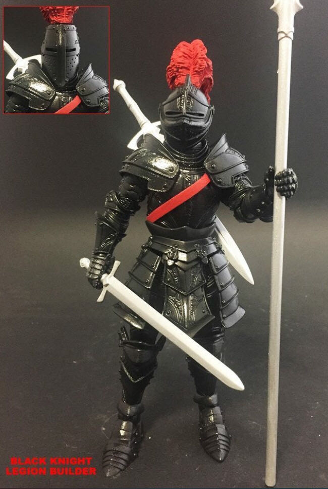 Black Knight Legion Builder (ML) - Four Horsemen (Mythic Legions) action figure collectible - Main Image 2