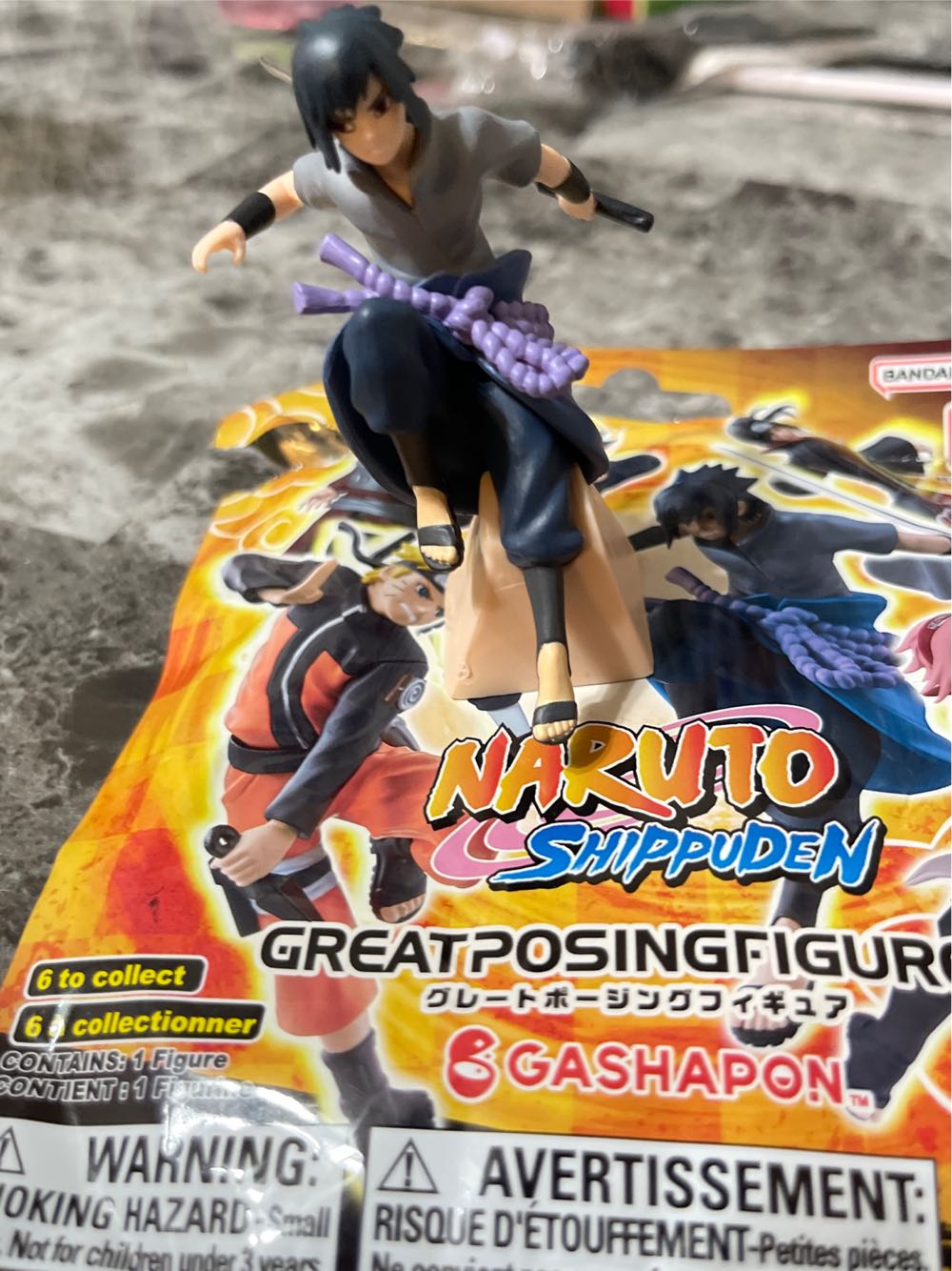 Naruto Shippuden Gashapon (Sausuke Uchiha)  (Naruto Shippuden) action figure collectible [Barcode 045557874315] - Main Image 2