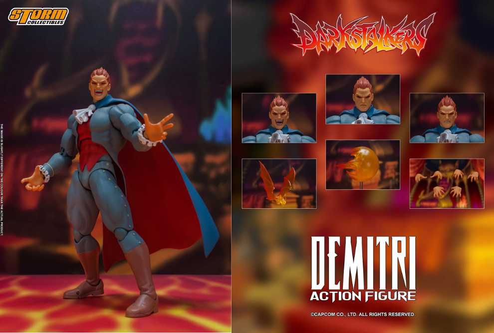 Storm Collectibles: Demitri Maximoff (Darkstalkers) - Storm Collectibles (Darkstalkers) action figure collectible [Barcode 4897072871623] - Main Image 2