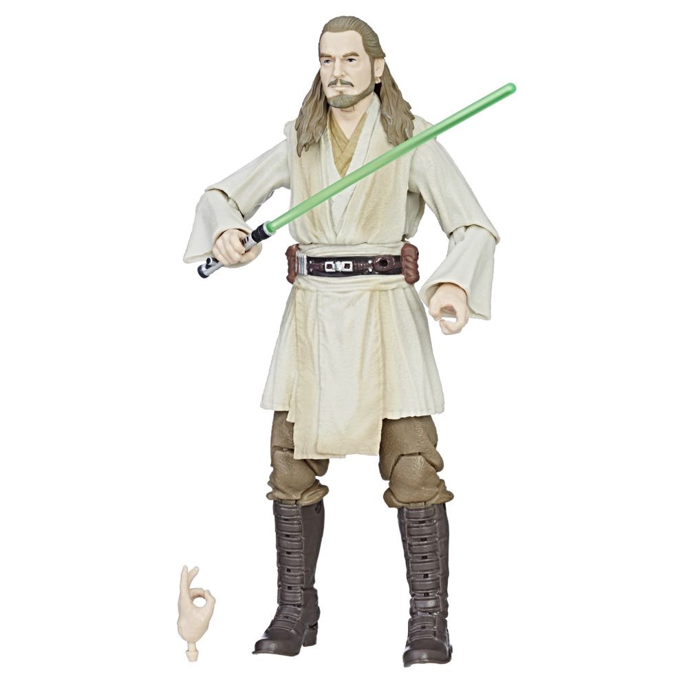 #40 Qui-Gon Jinn - Disney / Hasbro (Star Wars: The Black Series) action figure collectible [Barcode 630509548279] - Main Image 4