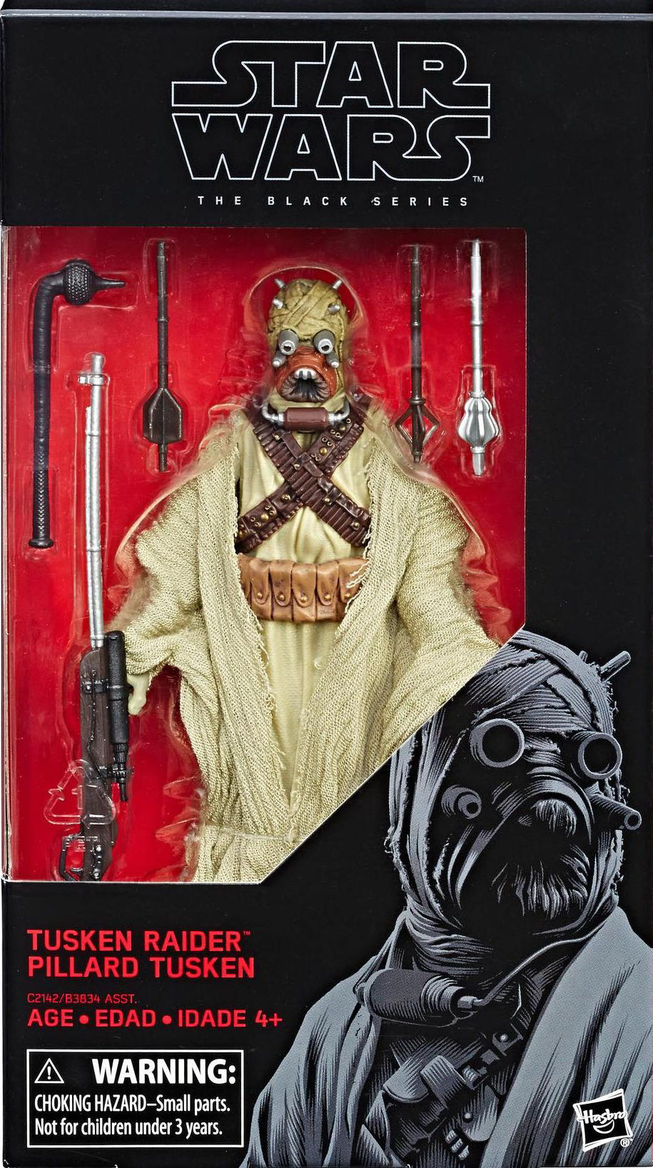 Red - #41 Tusken Raider - Disney / Hasbro (Star Wars: The Black Series) action figure collectible [Barcode 630509548286] - Main Image 1