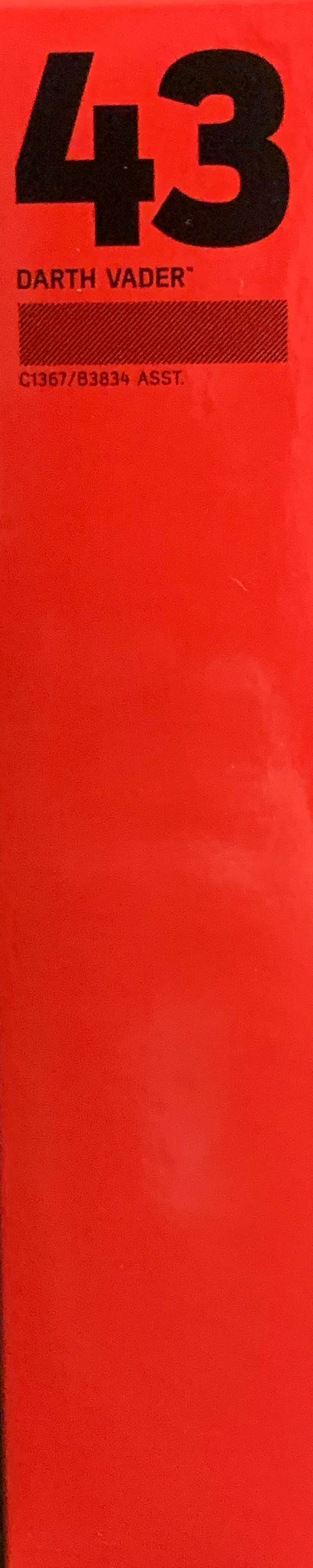 Red Box # 43 Darth Vader - Disney / Hasbro (Star Wars: The Black Series) action figure collectible [Barcode 630509518579] - Main Image 3